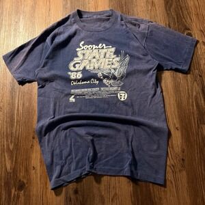Vintage‎ Sooner State Games '86 Oklahoma City T-Shirt Eagle Graphic